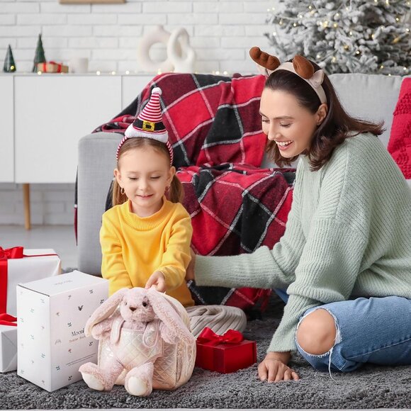 Toddler Plush Backpack with Take-Along Toy for Kids Age 2-4, Reindeer stuffed - Picture 7 of 9